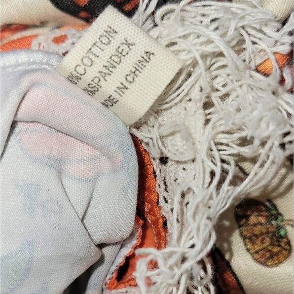 Girls Fall Pumpkin Thanksgiving Halloween Longsleeve Dress with Fringe Ruffle 3T - Picture 8 of 9